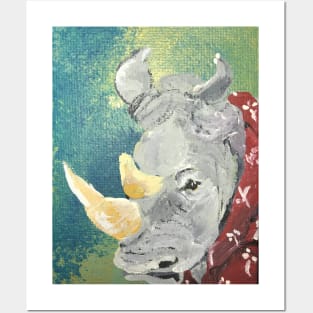 Grumpy Rhino Posters and Art